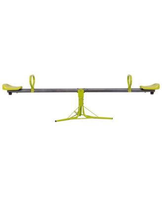 Kids Seesaw Swivel Children Teeter Totter Outdoor Play Set for 2 Children ages 3 to 7 years