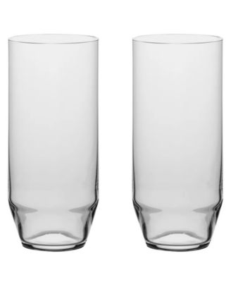 Frantzen Highball Crystal Glasses, Set of 2
