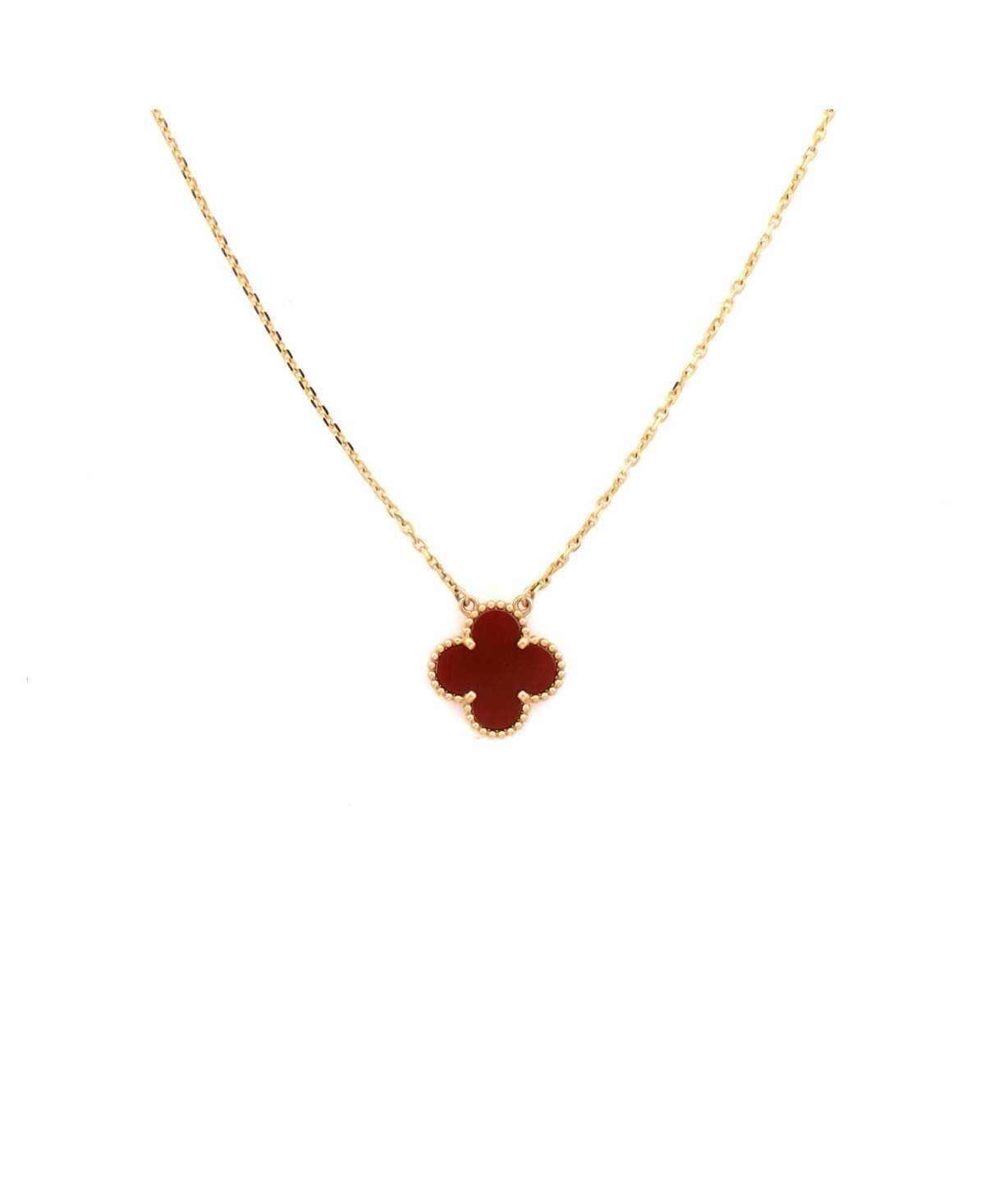 Pre-Owned Van Cleef & Arpels Vintage Alhambra Pendant Necklace - 18k yellow gold
