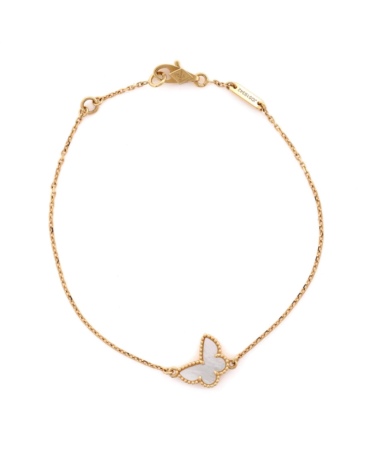 Pre-Owned Van Cleef & Arpels Sweet Alhambra Butterfly Bracelet - 18k yellow gold