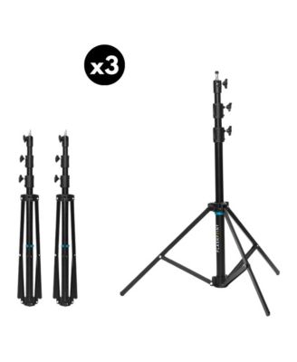 AutoStand Pro 7 ft Air-Cushion Heavy-Duty Light Stand 3-Pack