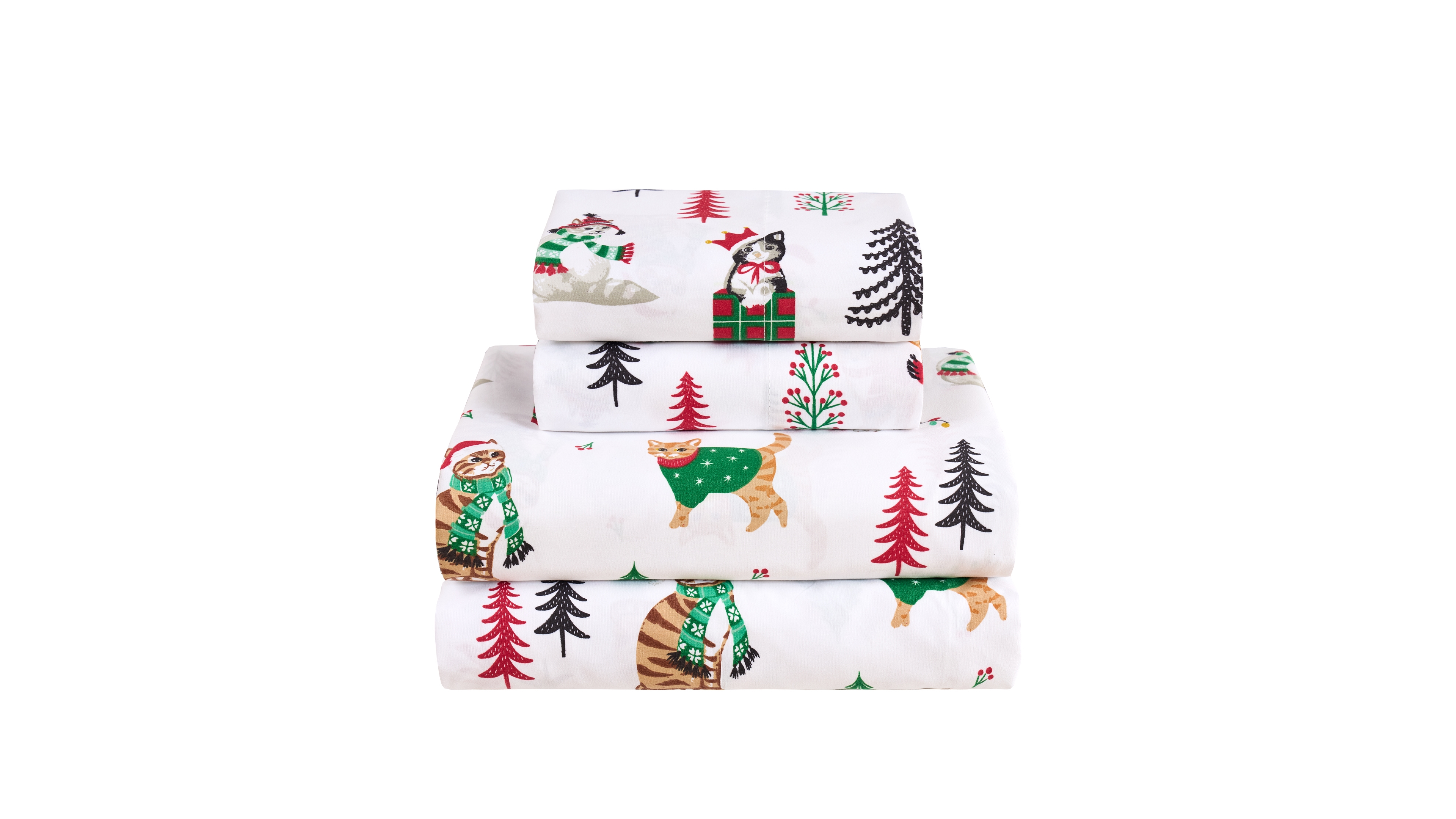 Levtex Home Holiday Soft Microfiber 3-Piece Sheet Set