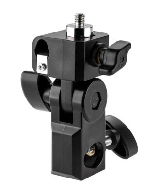 1/4" Light Stand Holder Bracket Angle-Adjustable Adapter for eVOLV 200 Flash, Godox AD-E