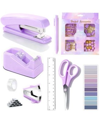 Desk Accessories Set 360 Rotating Organizer Office Supplies Kit