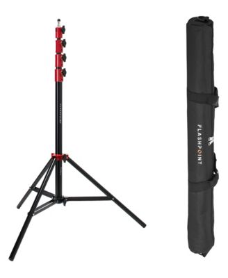 Pro 9.5' Heavy-Duty Air-Cushioned Adjustable Light Stand for Studio Lights