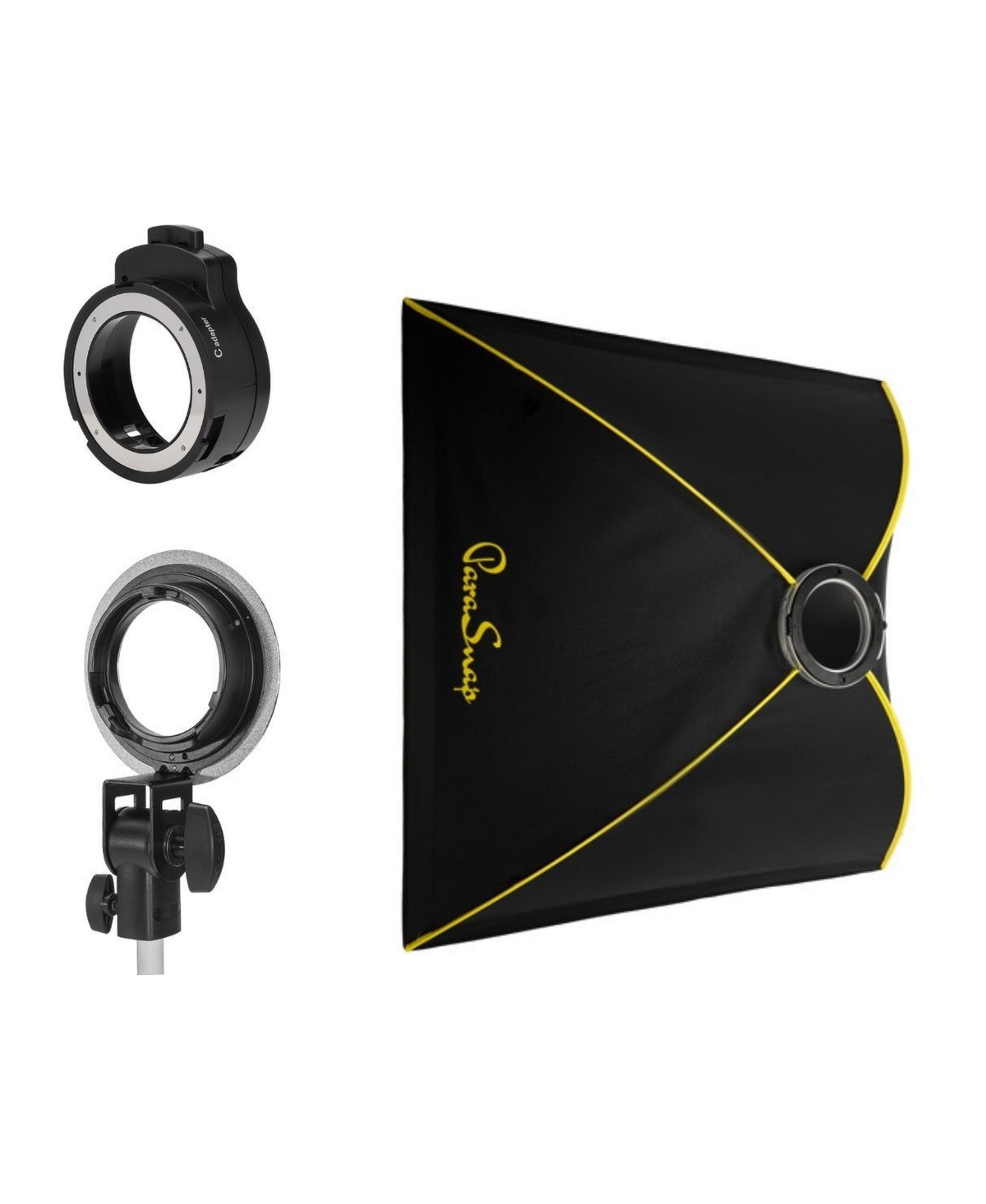 Glow ParaSnap 40x40" Square Softbox with Adapter for Roundhead Speedlights
