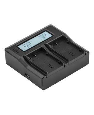 Dual Smart Charger LCD Screen Intelligent Charging Battery Charger for Camera Batteries