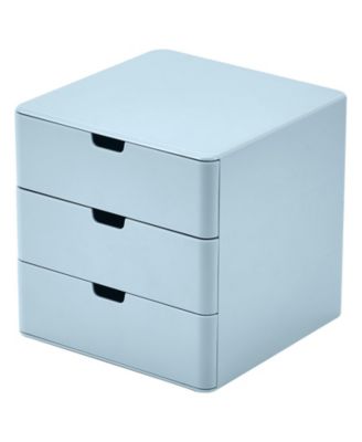 3 Drawer Vanity Organizer Compact Desk Storage For Small Office Supplies