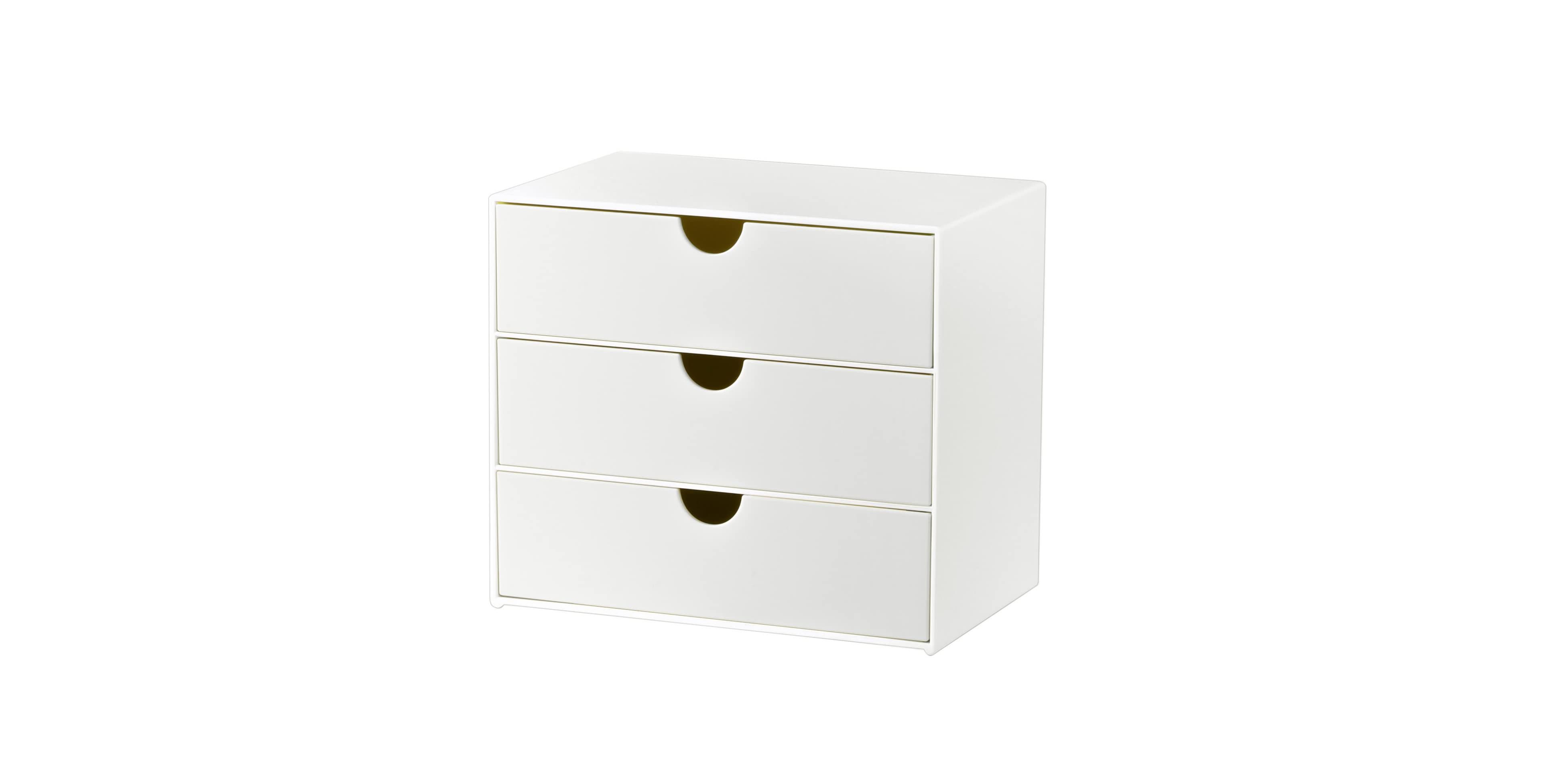 Four Candies 3 Drawer Compact Multi Purpose Organizer For Desk Bathroom Dorm Office