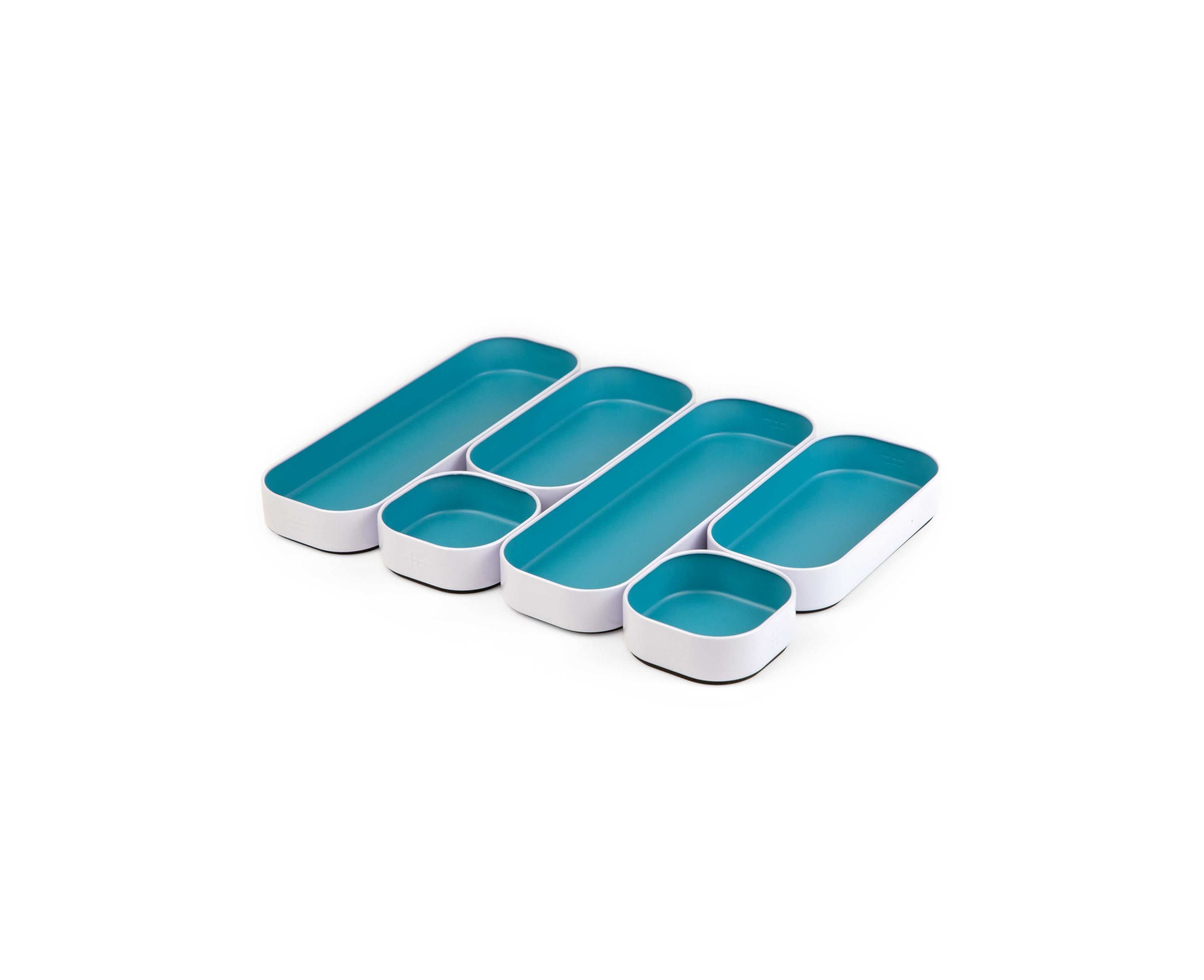 Four Candies Metal Drawer Organizer Tray Set Shallow Storage Mix Match Sizes