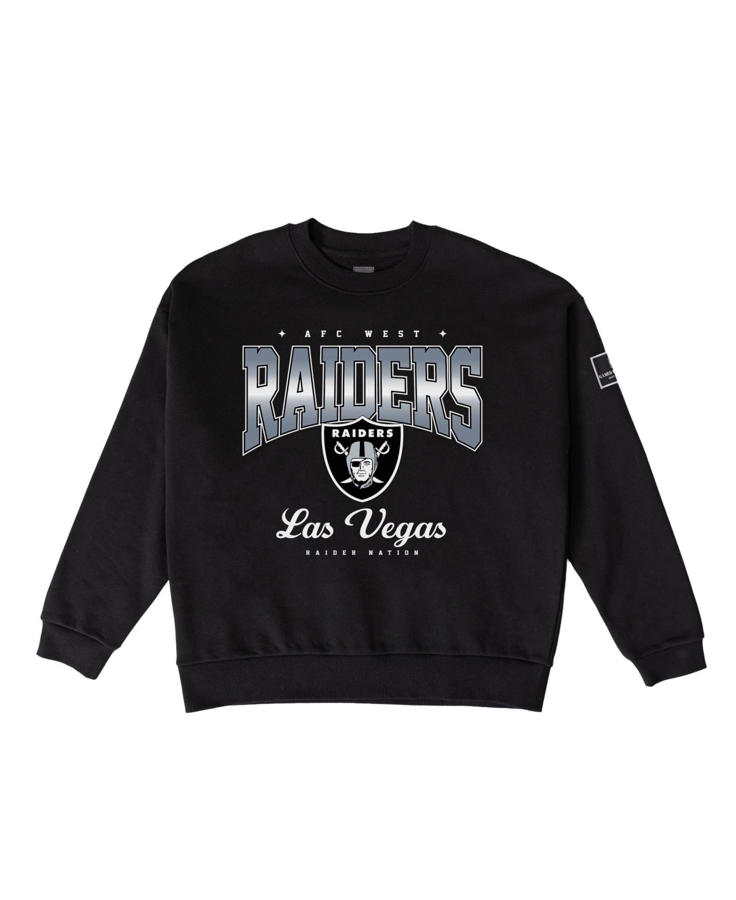 Женская толстовка Gameday Couture Black Las Vegas Raiders Powerhouse Play Premium Fleece — фото 6