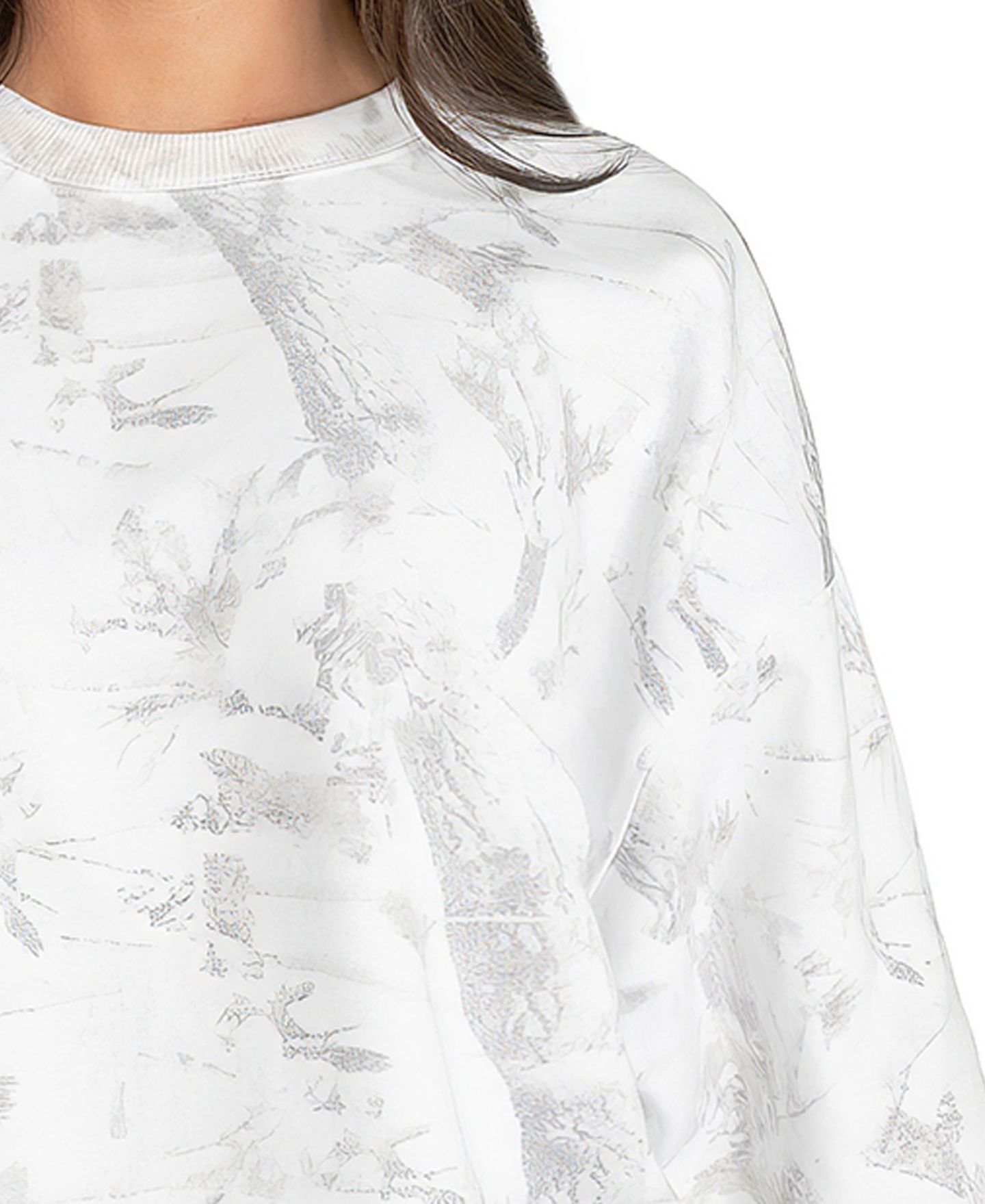 Женская толстовка Gameday Couture Arctic Camo Los Angeles Chargers Whiteout Oversized Premium Fleece — фото 5