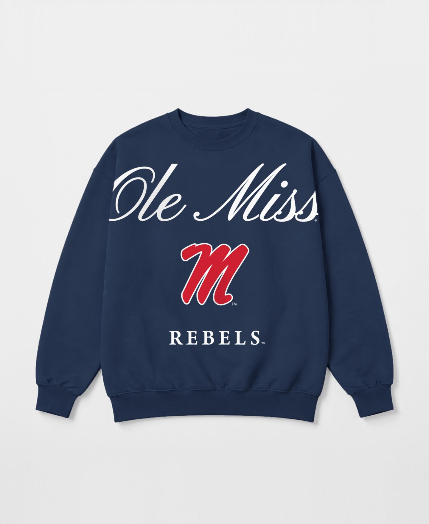 Женская толстовка Gameday Couture Navy Ole Miss Rebels Legacy Club Oversized Premium Fleece — фото 5
