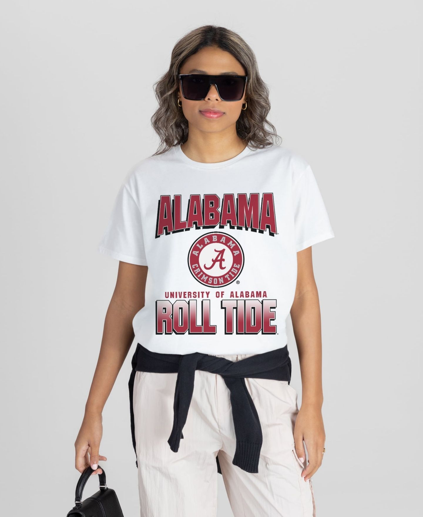 Женская футболка Gameday Couture White Alabama Crimson Tide All-Time Classic Oversized Flowy — фото 4
