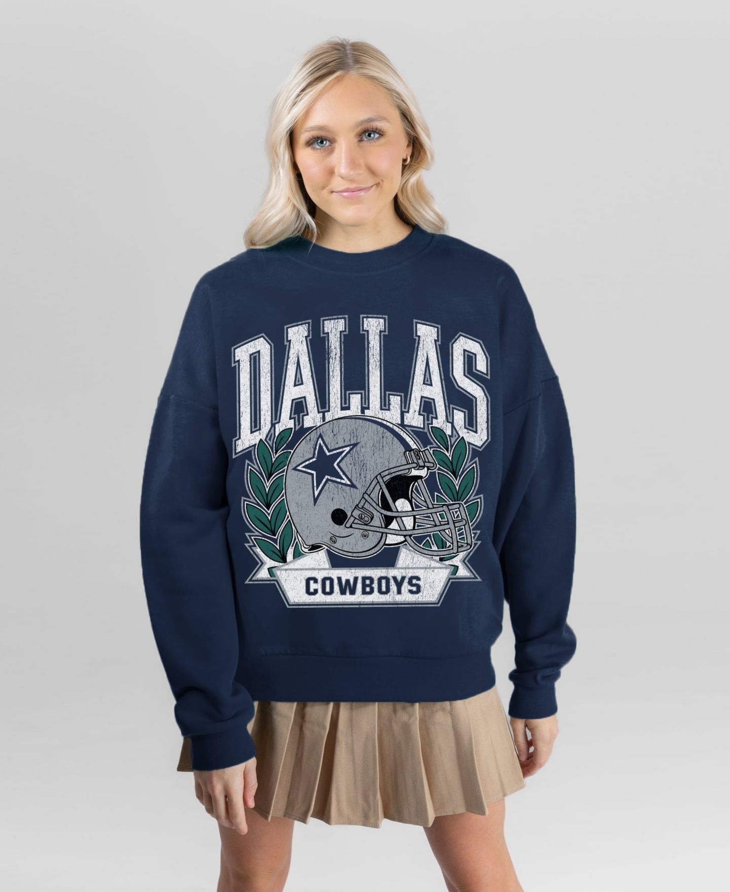 Женская толстовка Gameday Couture Navy Dallas Cowboys Classic Archives Premium Fleece — фото 1