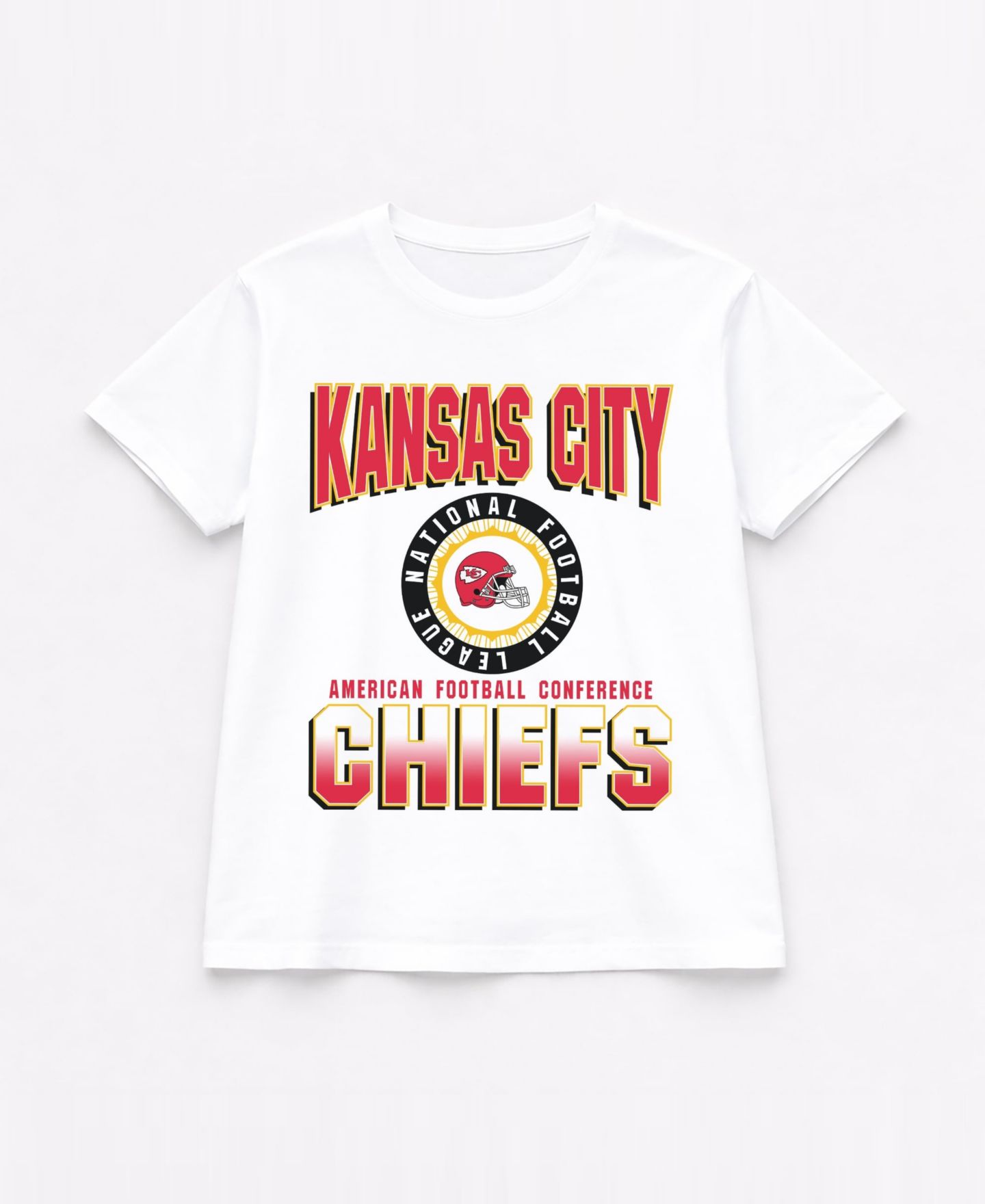 Женская футболка Gameday Couture White Kansas City Chiefs Oversized All-Time Classic Flowy — фото 6