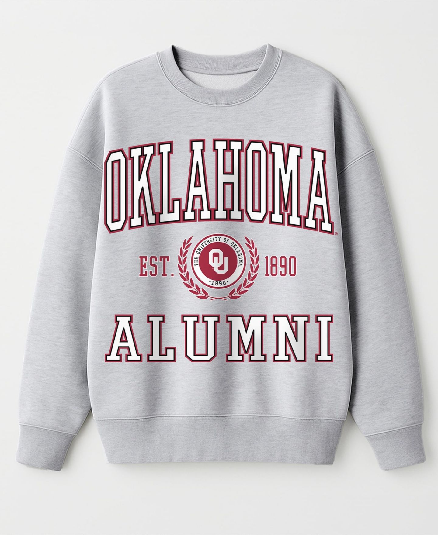 Женская толстовка Gameday Couture Ash Oklahoma Sooners Degree Unlocked Oversized Premium Fleece — фото 4