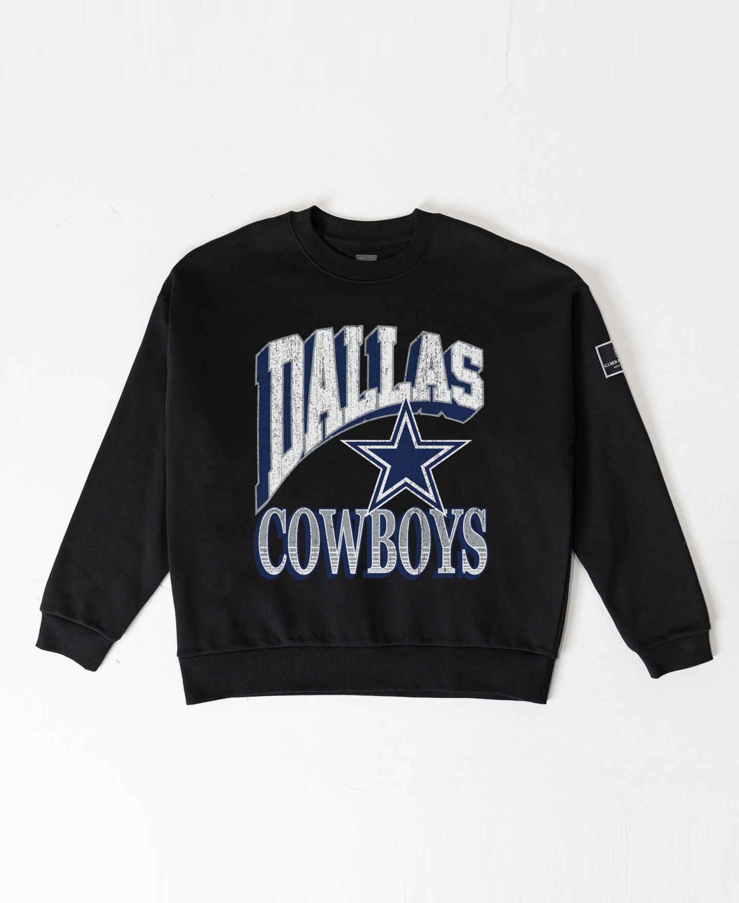 Женская толстовка Gameday Couture Black Dallas Cowboys Victory Prime Black Label Premium Drop Shoulder — фото 5