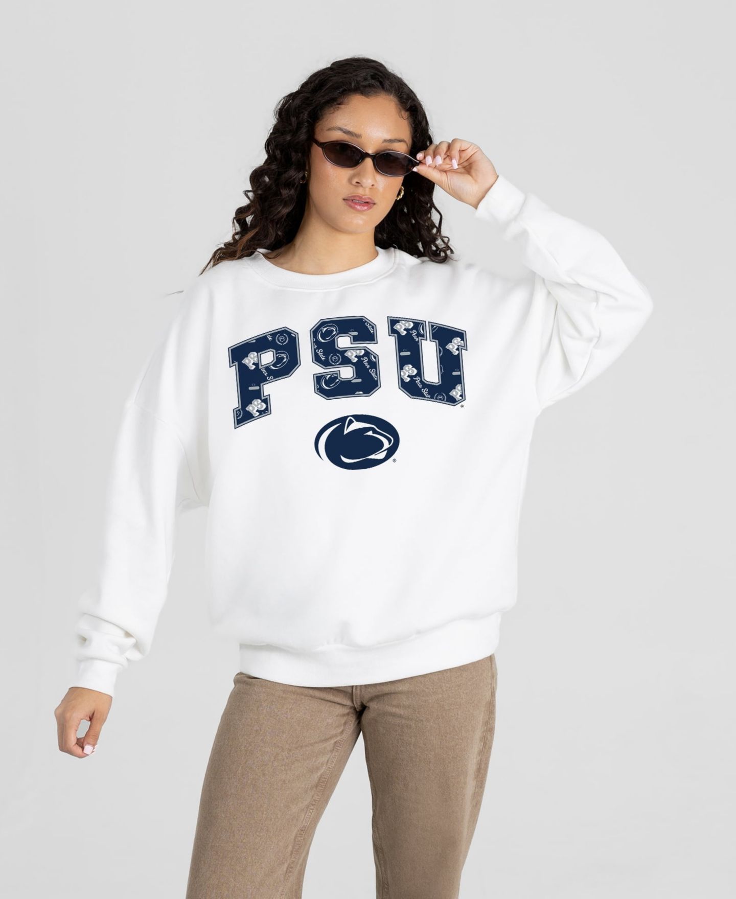 Женская толстовка Gameday Couture White Penn State Nittany Lions Sweet Play — фото 1