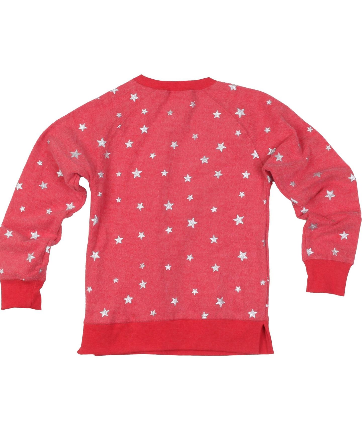 Толстовка Wes & Willy Scarlet Nebraska Huskers Shimmer Star Reverse Fleece для девочек — фото 2