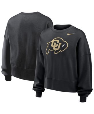 Women's Black Colorado Buffaloes Phoenix Fleece Pullover Sweatshirt