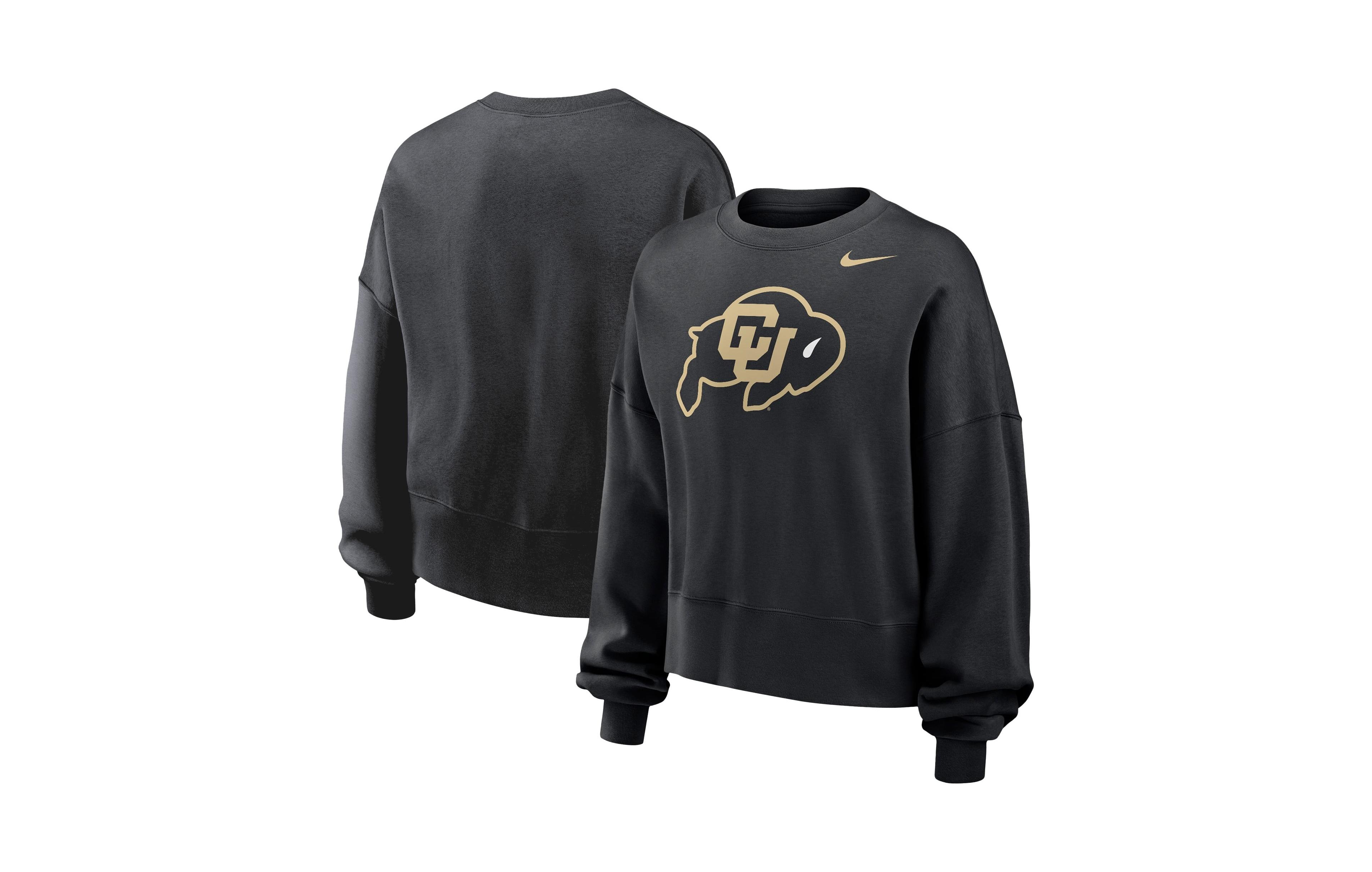 Nike Women's Black Colorado Buffaloes Phoenix Fleece Pullover Sweatshirt
