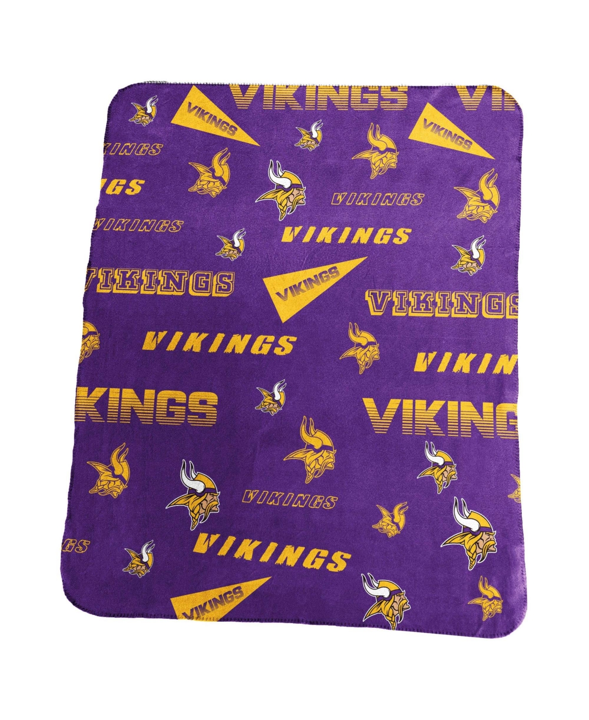 Logo Brands Minnesota Vikings 50" x 60" Classic Fleece Blanket