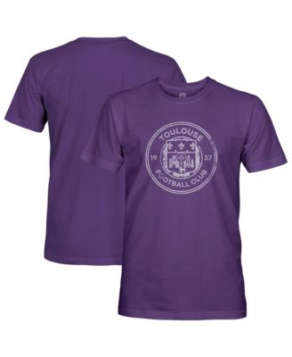 Men's&nbsp;1863FC Purple Toulouse Badge Short-Sleeve T-Shirt