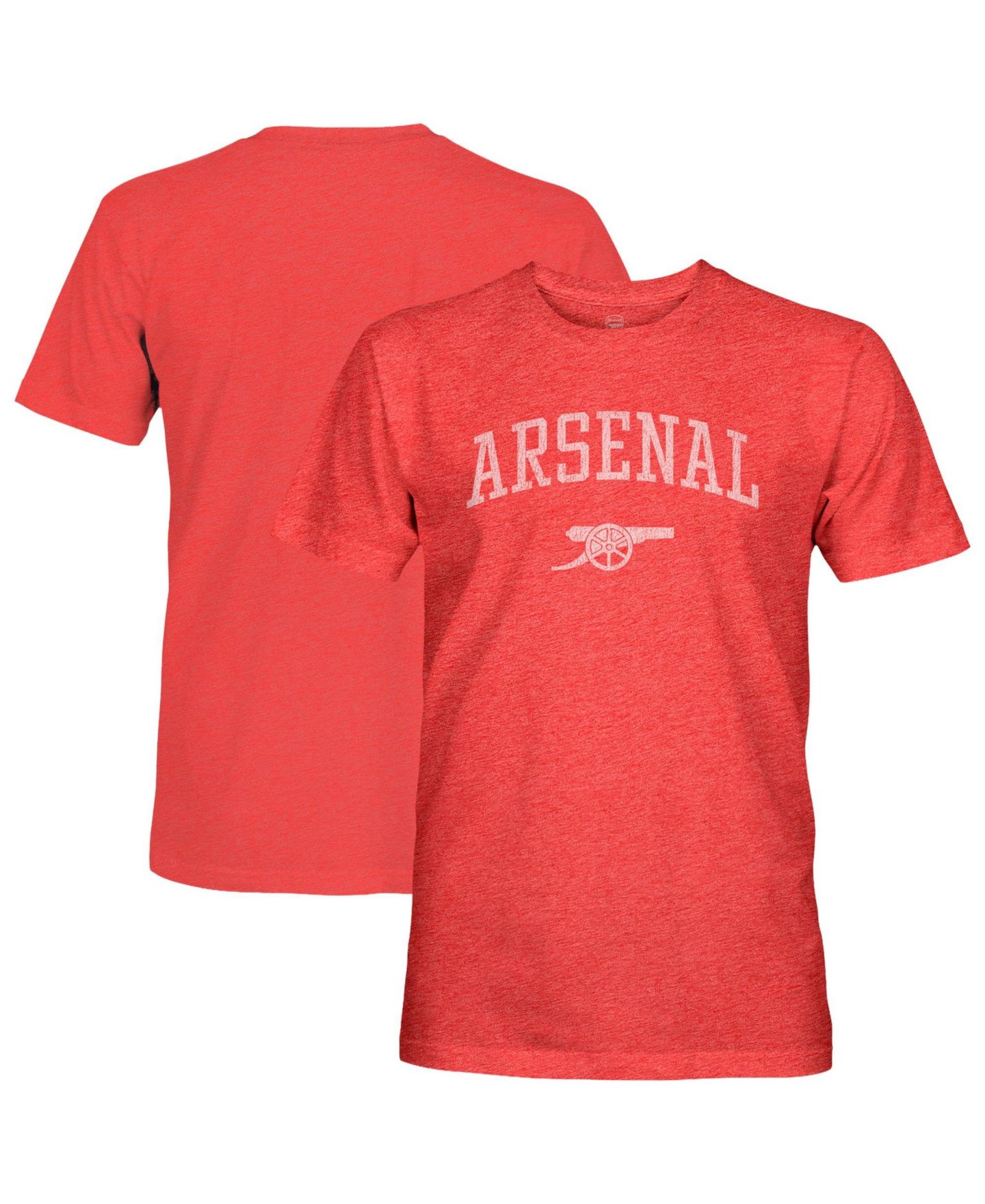Мужская футболка 1863FC Red Arsenal Athletic Wordmark Vintage Tri-Blend — фото 1