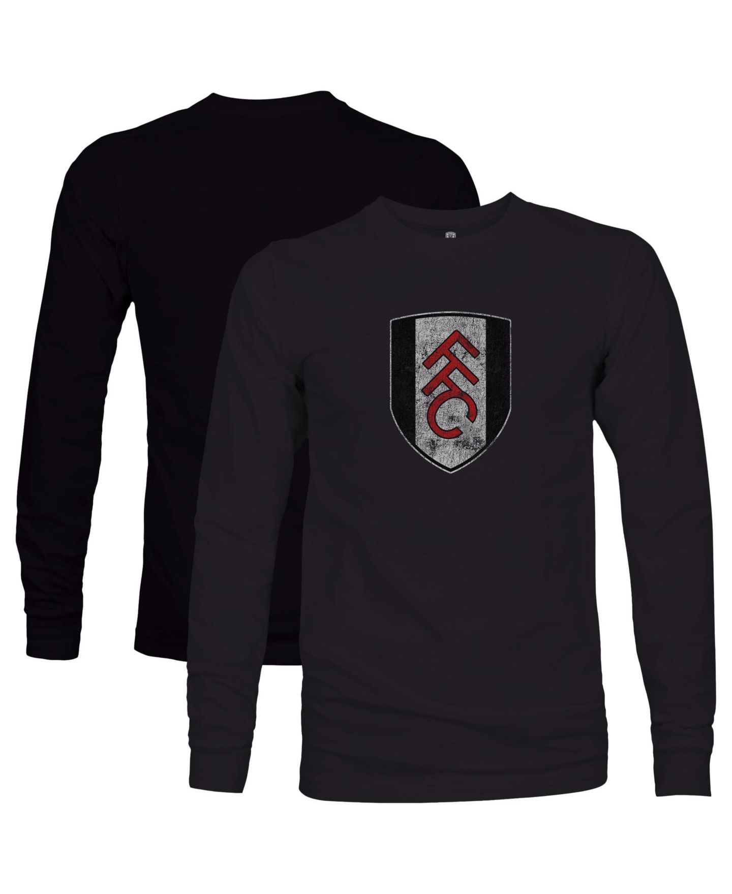 Мужская футболка 1863FC Black Fulham Color Badge Long-Sleeve — фото 1