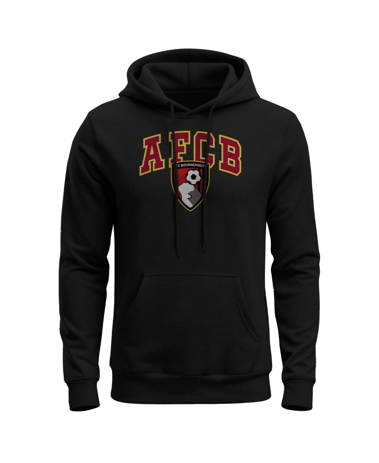 Мужское худи 1863FC Black AFC Bournemouth Wordmark Fleece — фото 2
