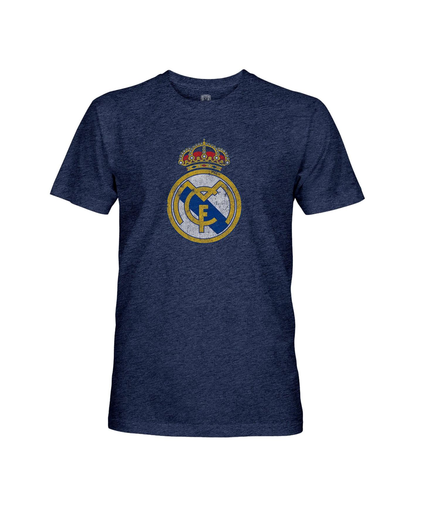 Мужская футболка 1863FC Navy Real Madrid Color Badge Tri-Blend — фото 2
