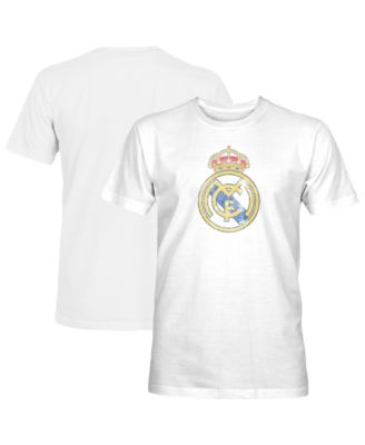 Men's White Real Madrid Color Badge T-Shirt
