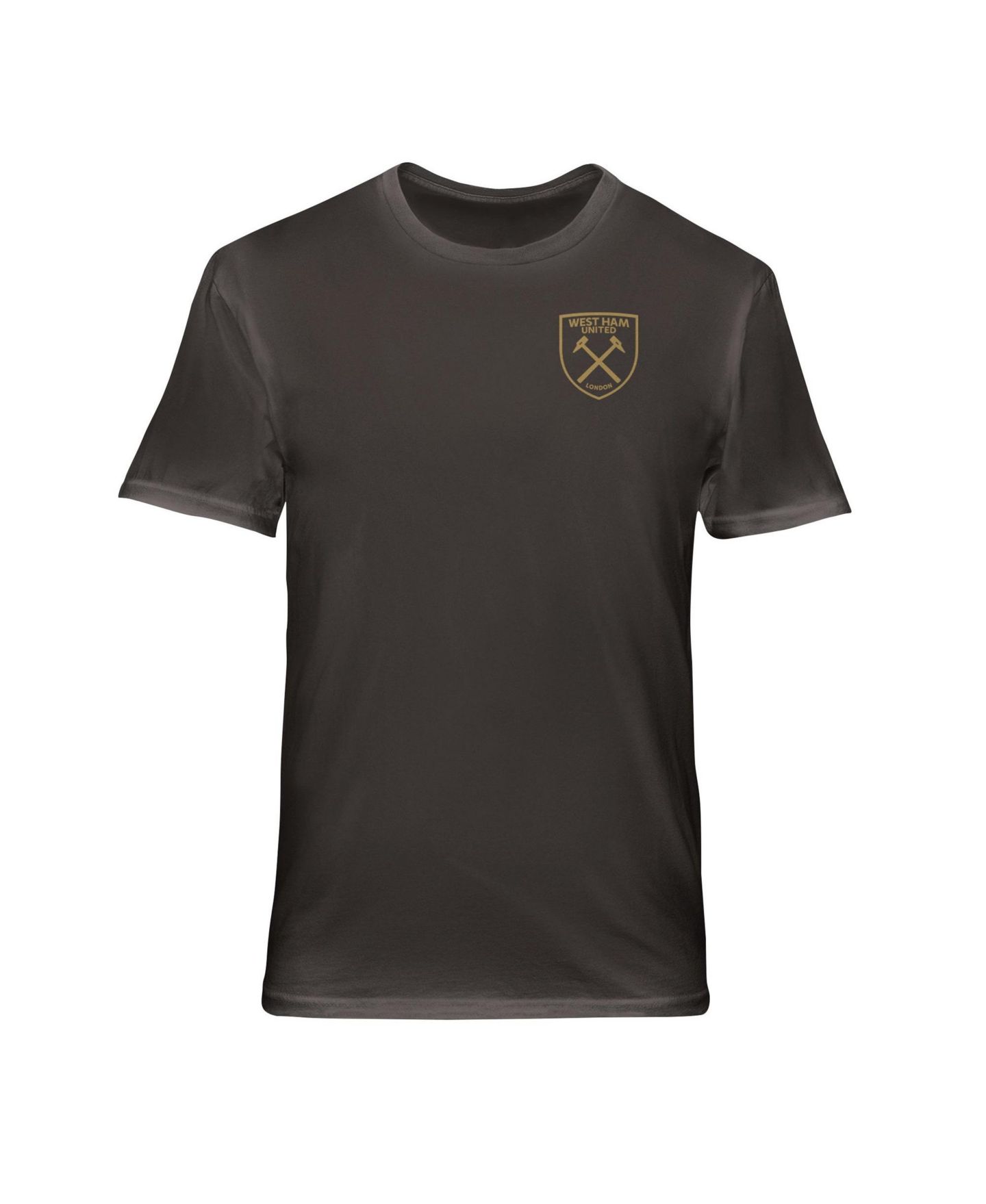 Мужская футболка 1863FC Gray West Ham United Wordmark Cotton — фото 2