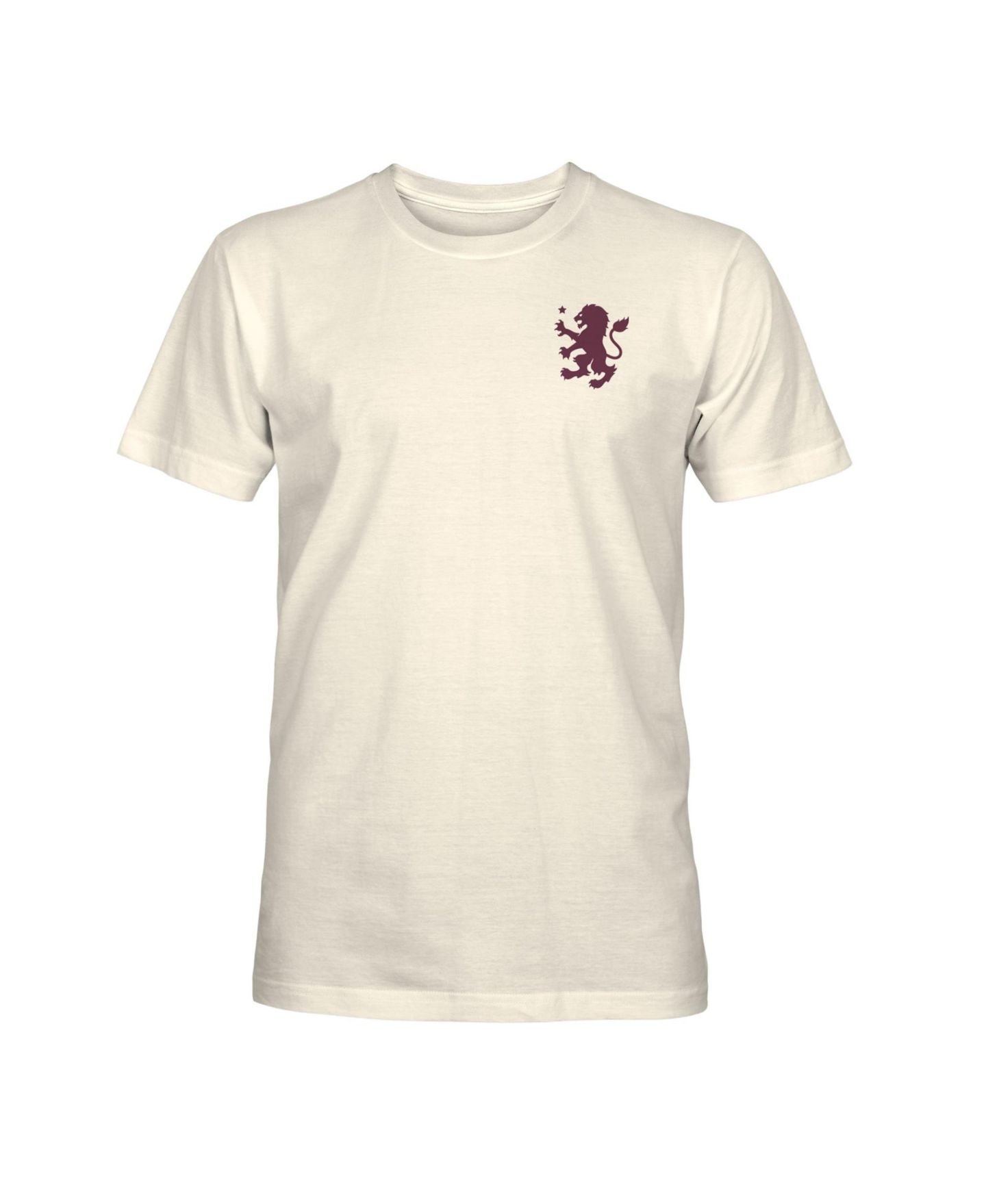 Мужская футболка 1863FC Cream Aston Villa Big Logo Heavyweight — фото 2
