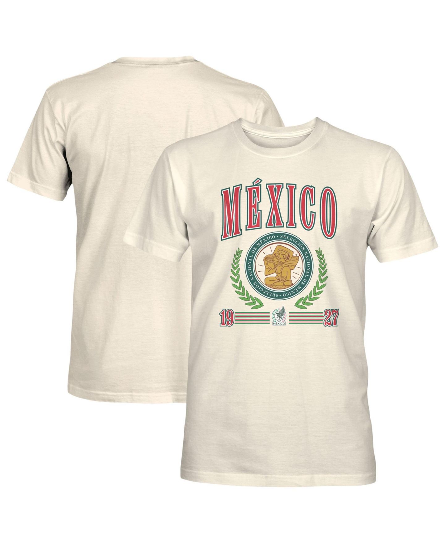 Мужская футболка 1863FC Cream Mexico National Team Retro Stripes — фото 1