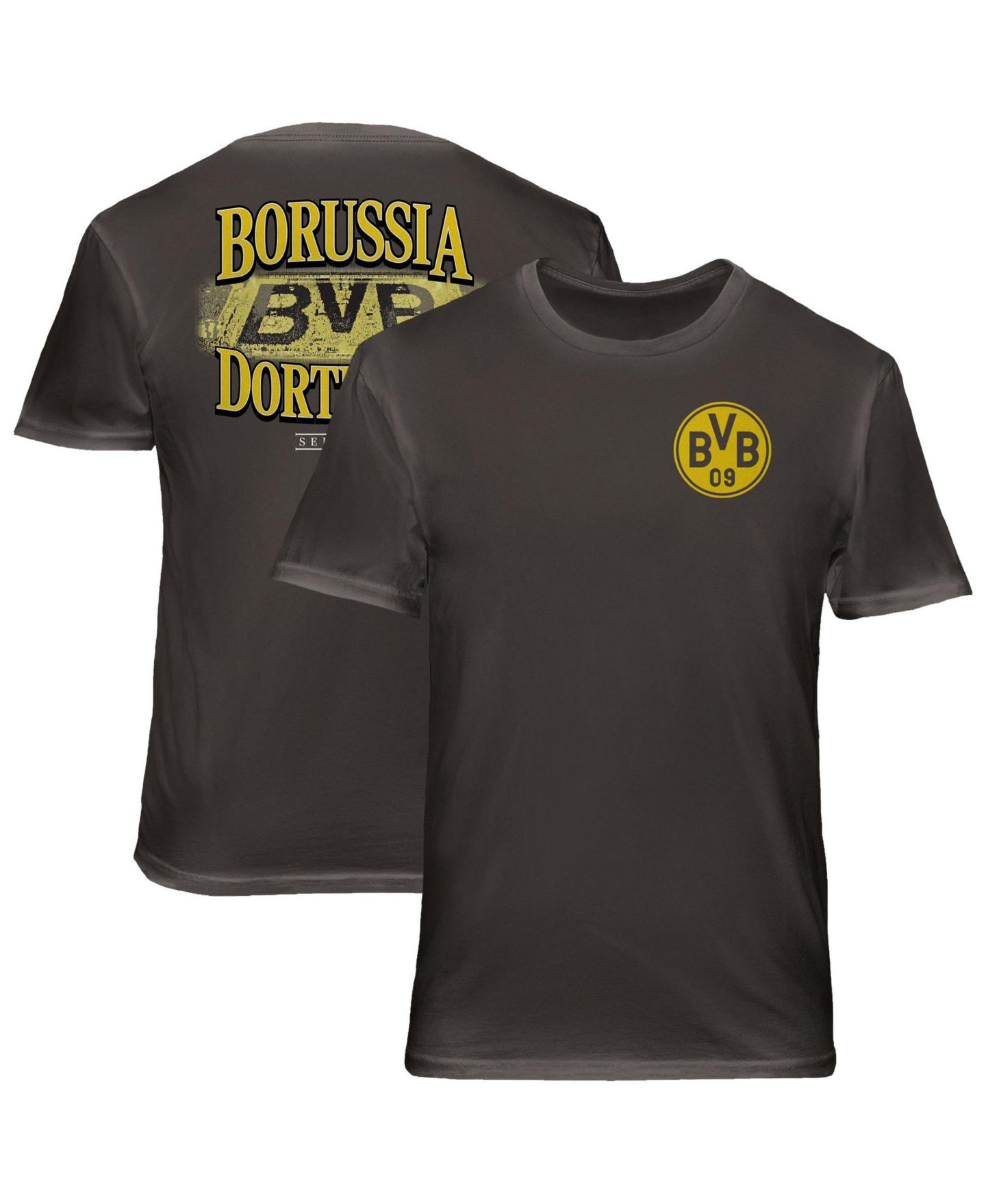 Мужская футболка 1863FC Gray Borussia Dortmund Wordmark Cotton — фото 1