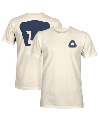 Men's Cream Pumas Big Logo Heavyweight T-Shirt