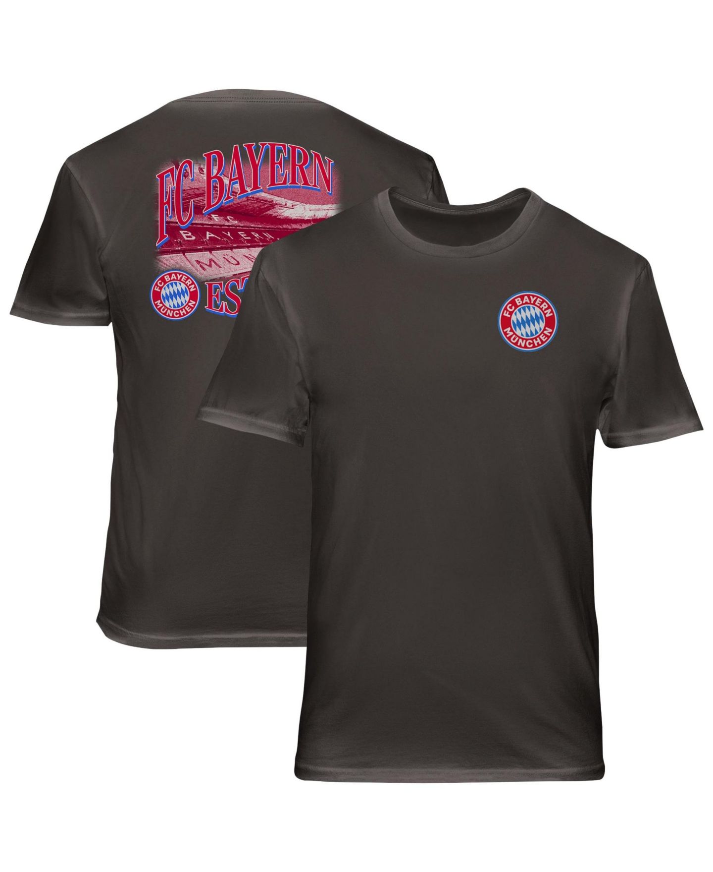 Мужские футболки 1863FC Heather Gray Bayern Munich Duo-Tone Stadium Soft Wash — фото 1