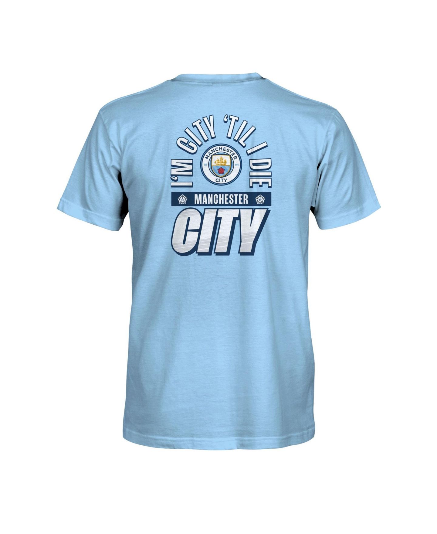 Мужская футболка 1863FC Light Blue Manchester City True To Glory Heavyweight — фото 3