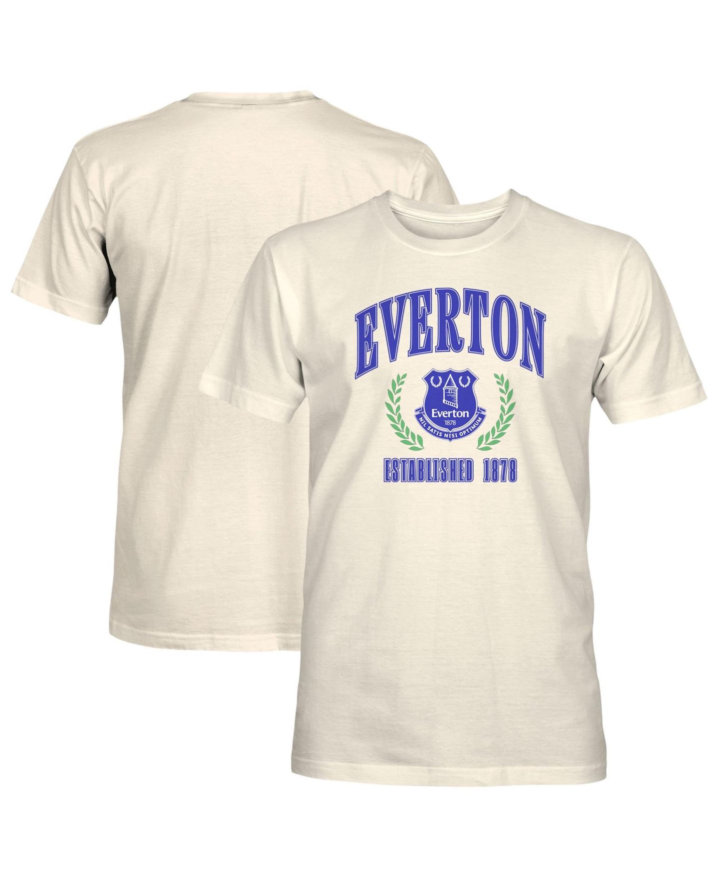 Мужская футболка 1863FC Cream Everton Retro Stripes — фото 1