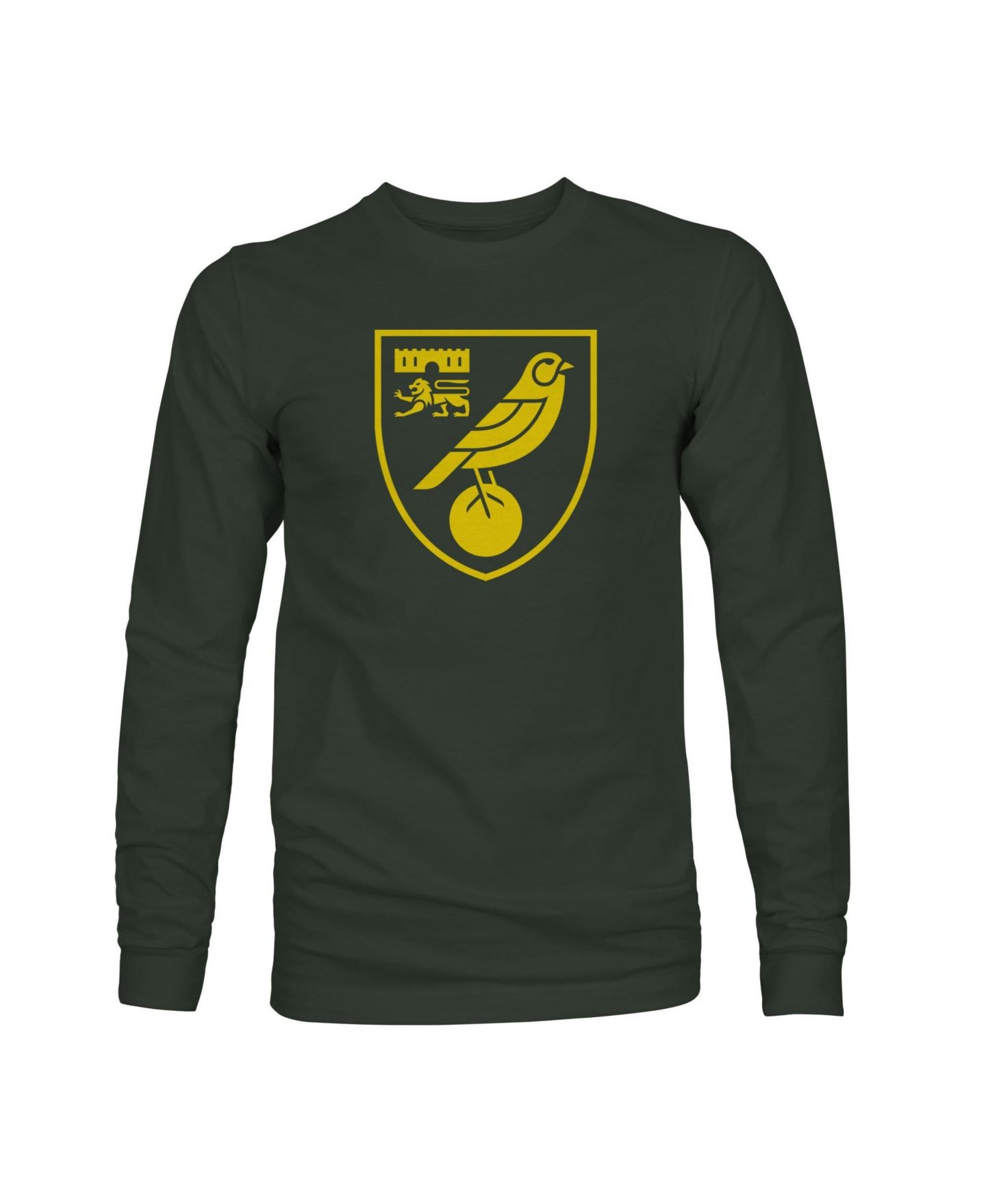 Мужская футболка 1863FC Green Norwich City Color Badge Long-Sleeve — фото 2