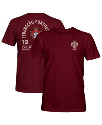 1863FC Men's Maroon Portugal National Team True to Glory Heavyweight T ...