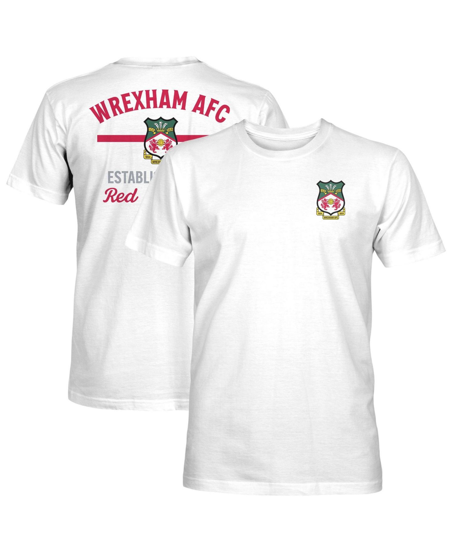 Мужская футболка 1863FC White Wrexham — фото 1