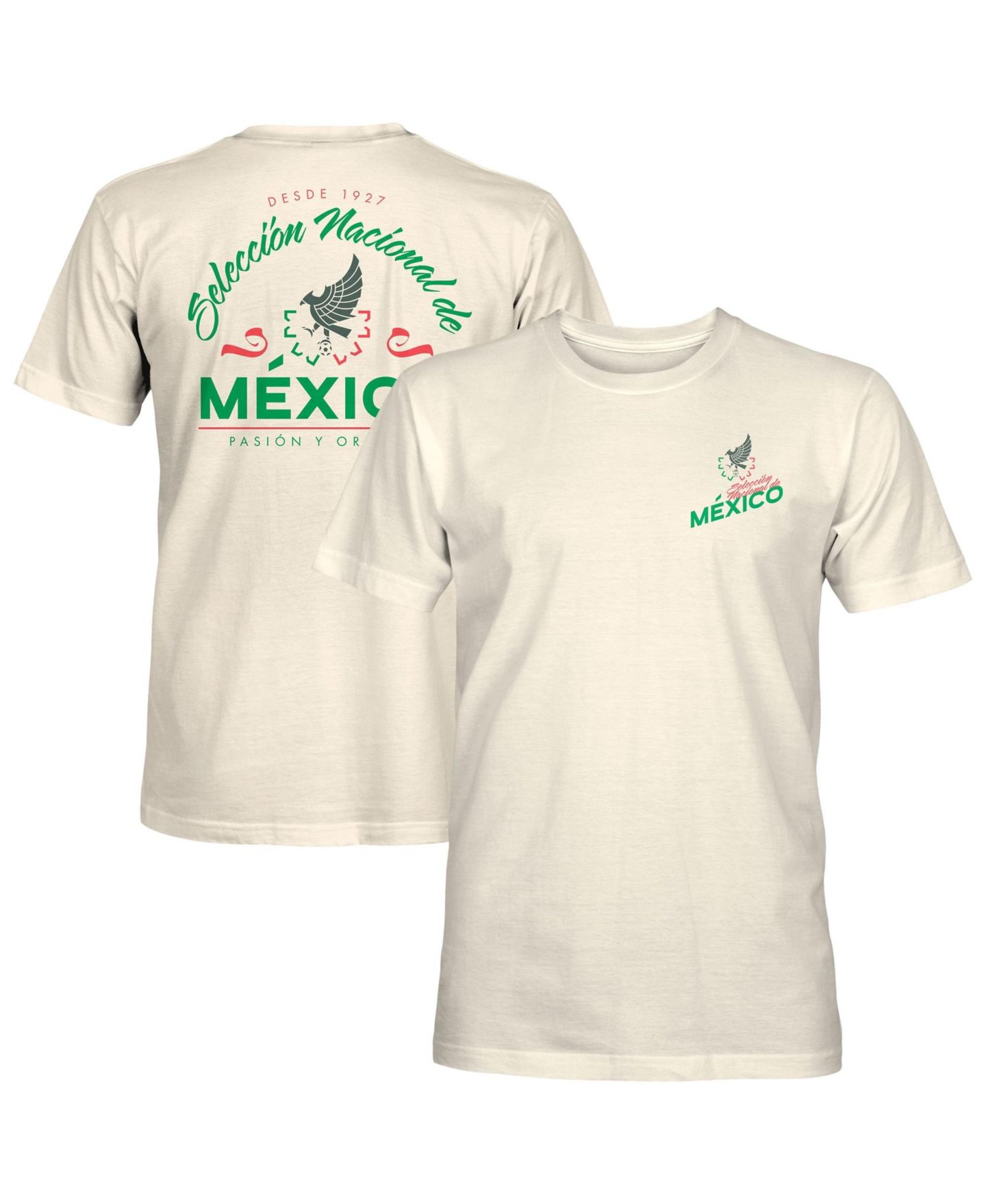 Мужская футболка 1863FC Cream Mexico National Team Flourish — фото 1