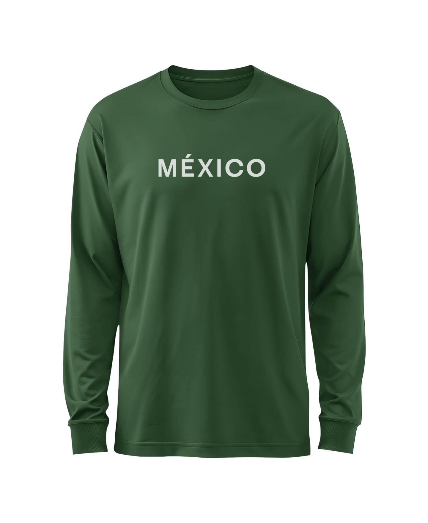 Мужская футболка 1863FC Green Mexico National Team Mono Badge Wordmark Long-Sleeve — фото 2