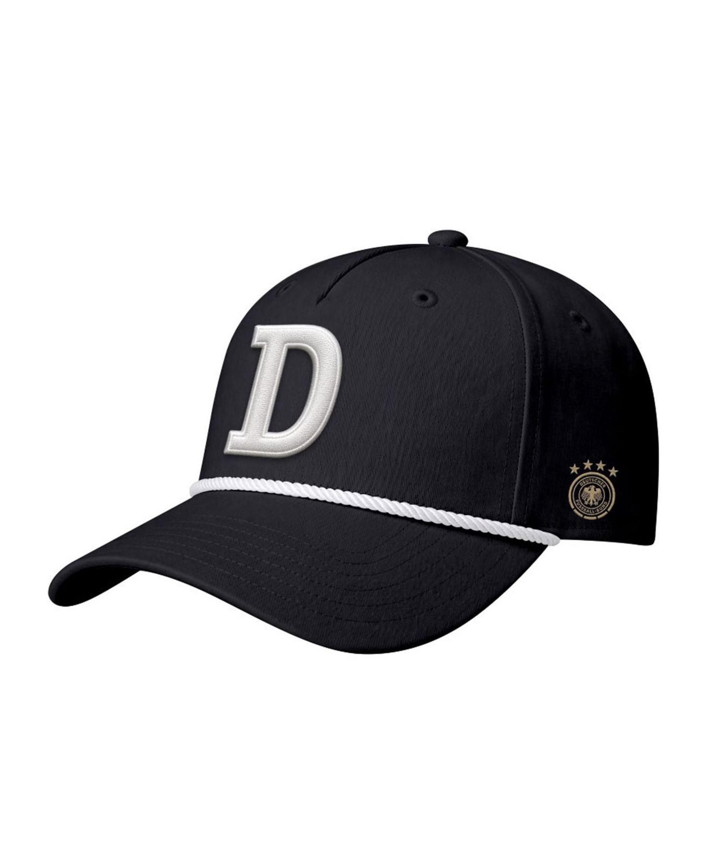 Мужская кепка 1863FC Black Germany National Team Monogram Relief Adjustable Hat — фото 1