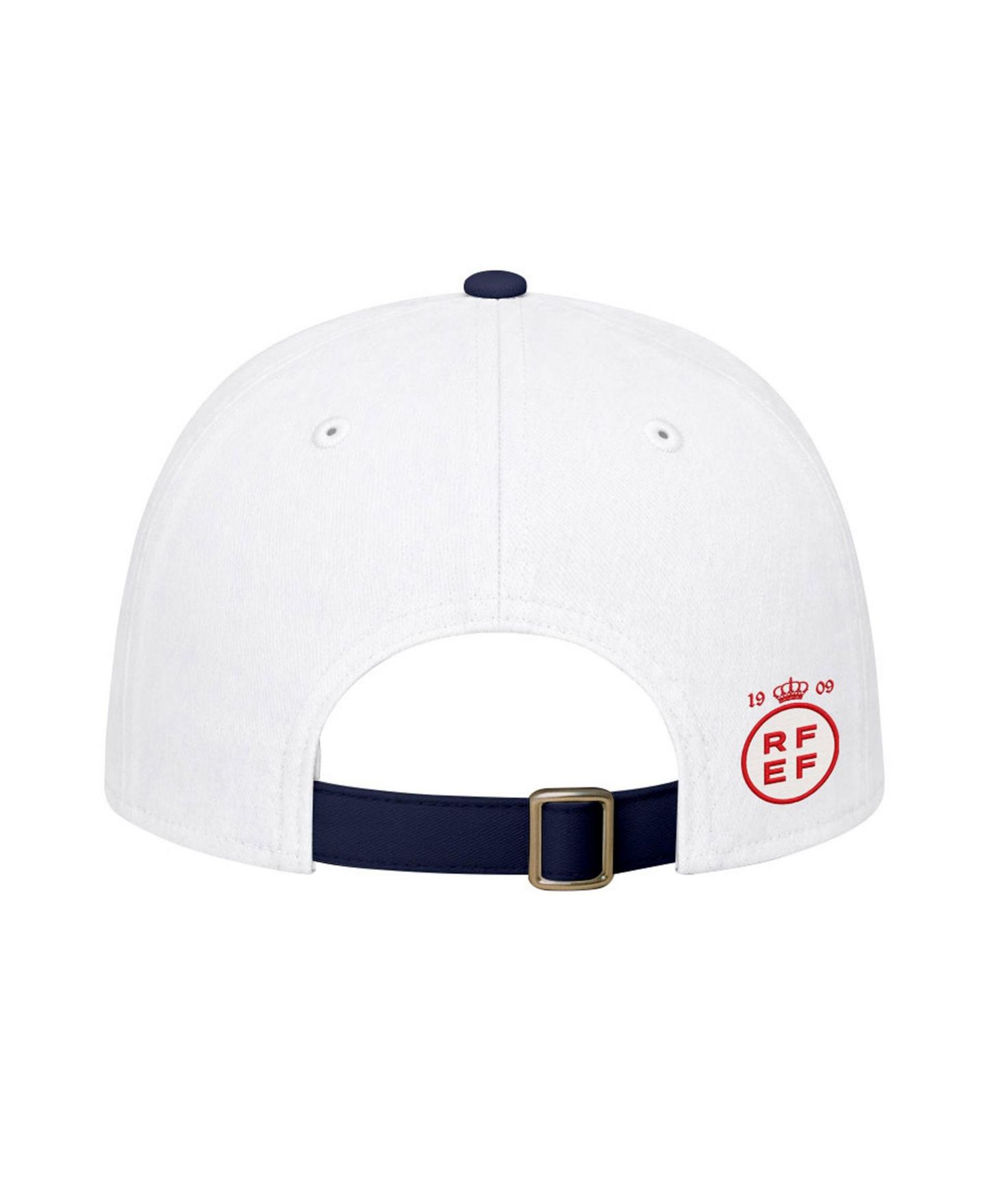 Мужская кепка 1863FC White Spain National Team Wordmark Analog Adjustable Hat — фото 4