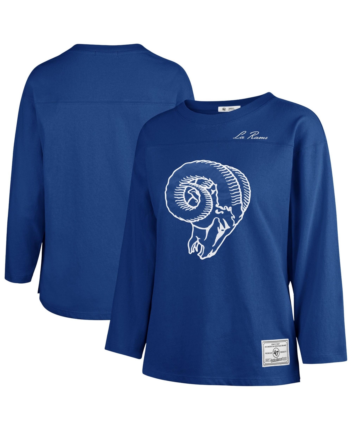 '47 Brand Women's Royal Los Angeles Rams Game Nod Timeless Long-Sleeve T-Shirt - Royal