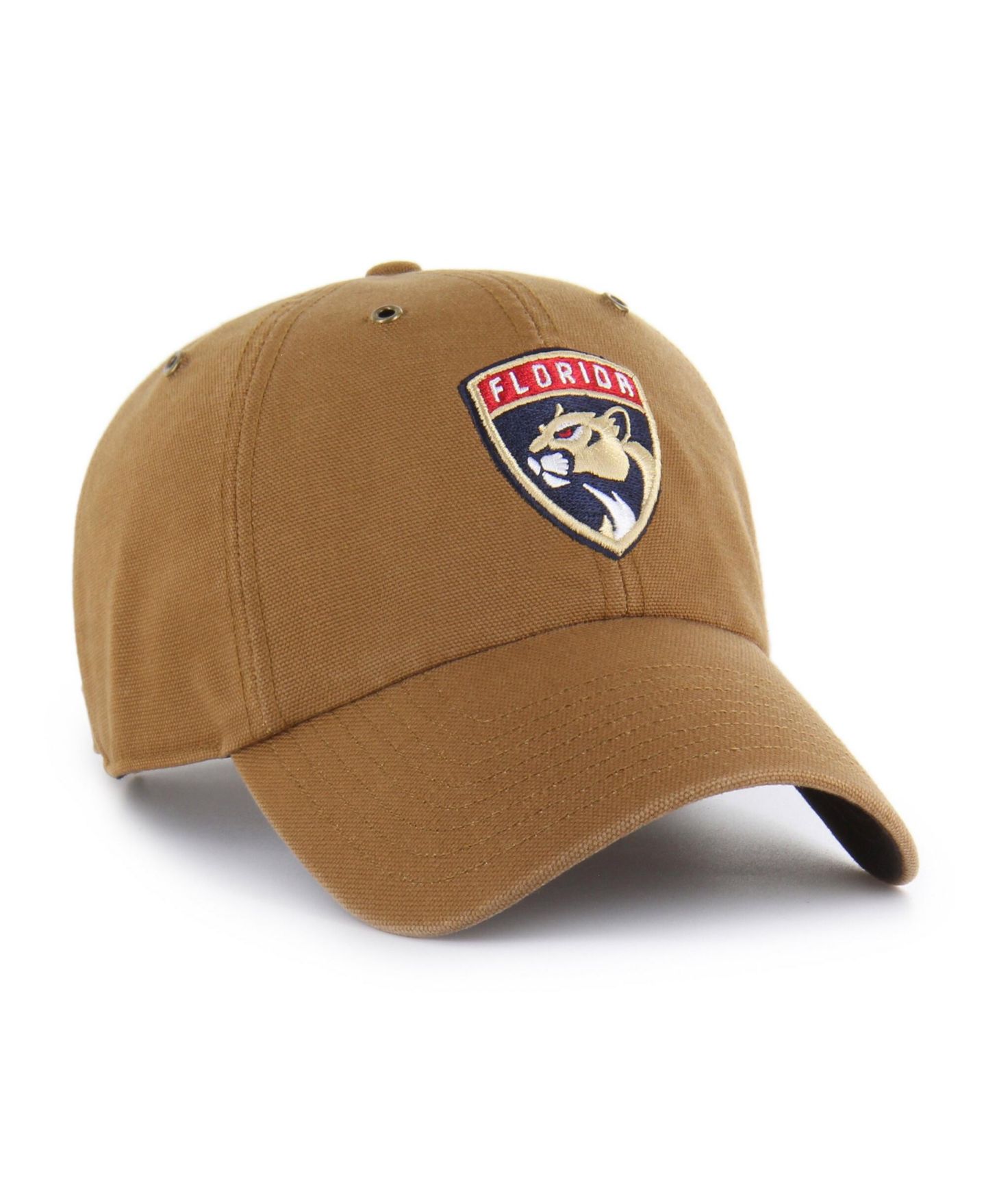 Мужская кепка Carhartt x '47 Brown Florida Panthers Clean Up Adjustable Hat — фото 2